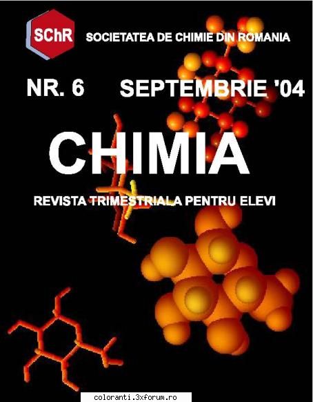 numarul 6 aparut in septembrie 2004.

 


sau


  revista chimia